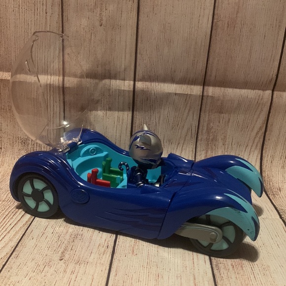 PJ Masks Catboy's Cat Car Talking Toy Vehicle 10" Long - Picture 8 of 13
